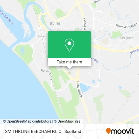 SMITHKLINE BEECHAM P.L.C. map