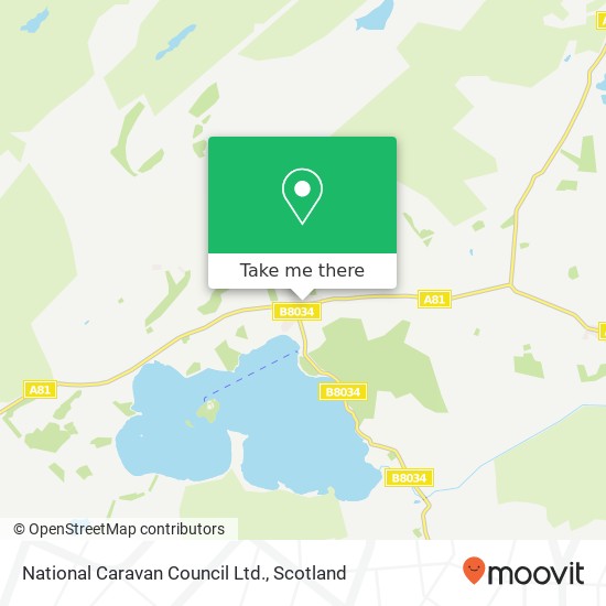 National Caravan Council Ltd. map