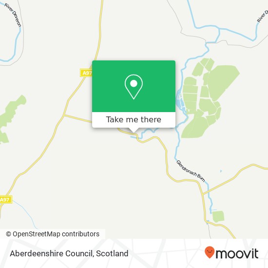 Aberdeenshire Council map