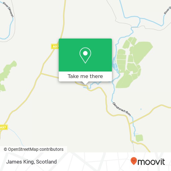 James King map
