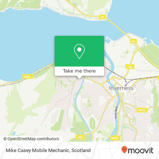 Mike Casey Mobile Mechanic map