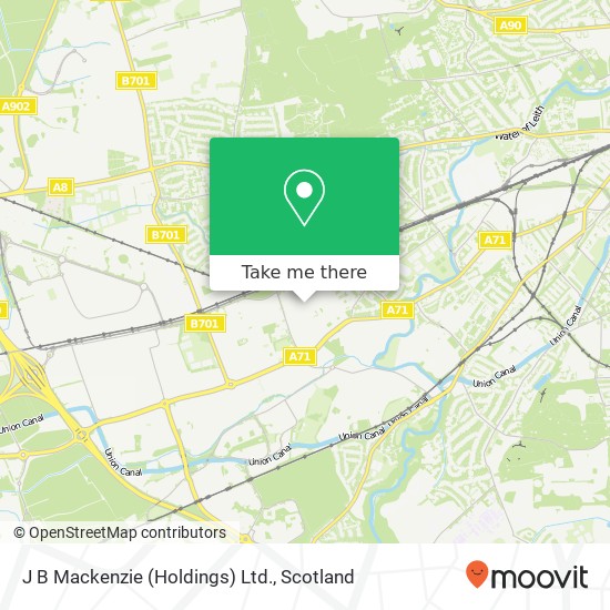 J B Mackenzie (Holdings) Ltd. map