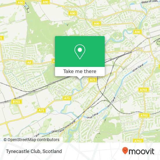 Tynecastle Club map