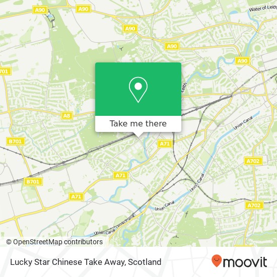 Lucky Star Chinese Take Away map