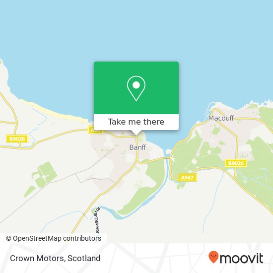 Crown Motors map