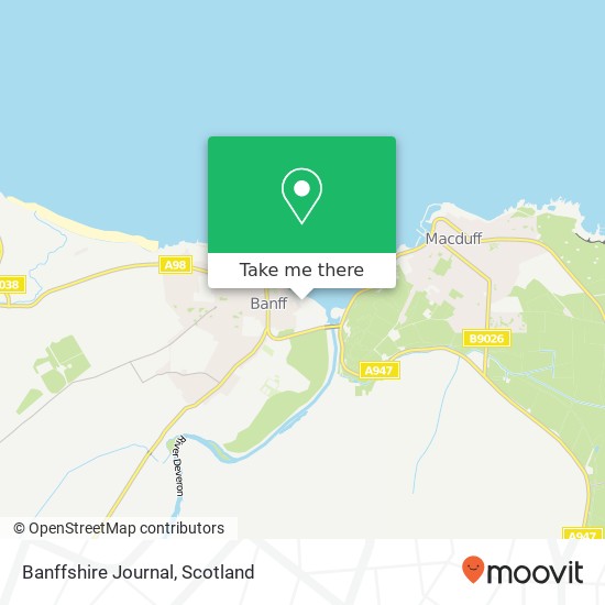 Banffshire Journal map