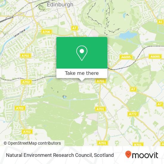 Natural Environment Research Council map