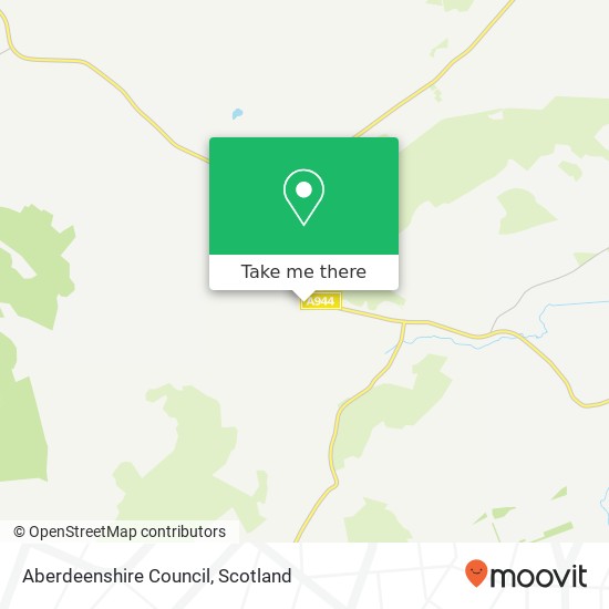 Aberdeenshire Council map