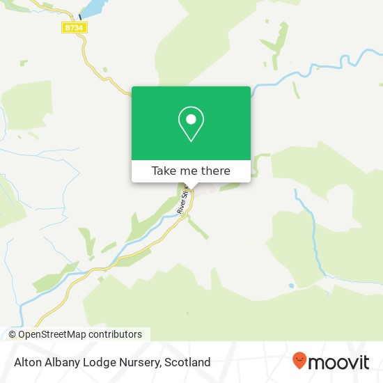 Alton Albany Lodge Nursery map