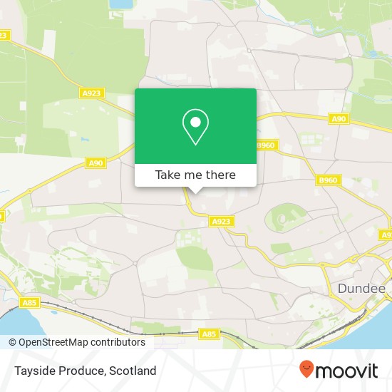 Tayside Produce map