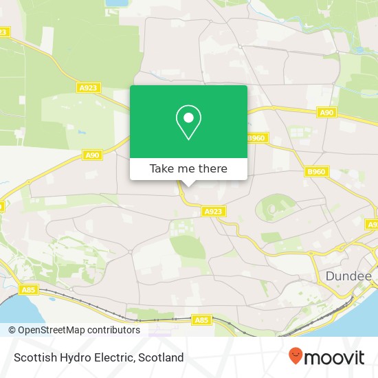 Scottish Hydro Electric map