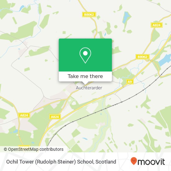 Ochil Tower (Rudolph Steiner) School map