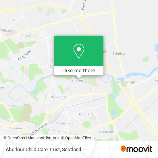 Aberlour Child Care Trust map