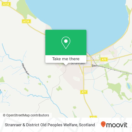 Stranraer & District Old Peoples Welfare map