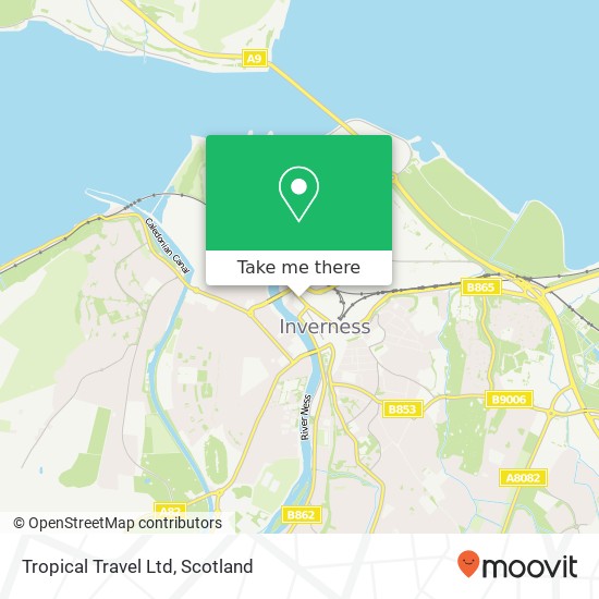 Tropical Travel Ltd map