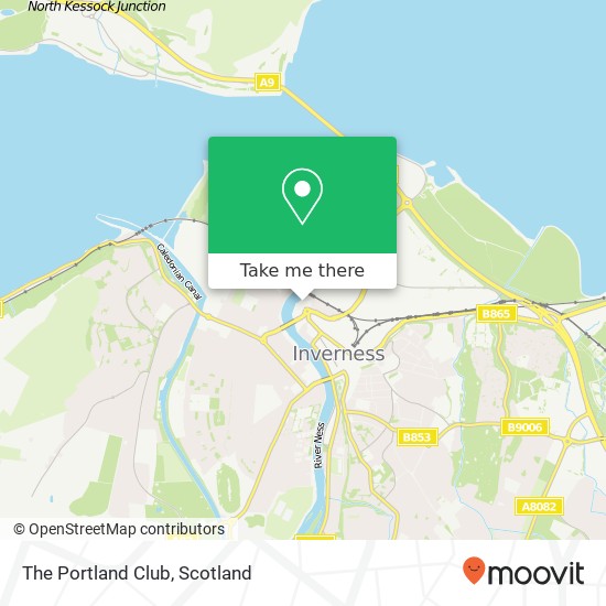 The Portland Club map