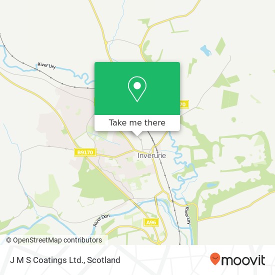 J M S Coatings Ltd. map