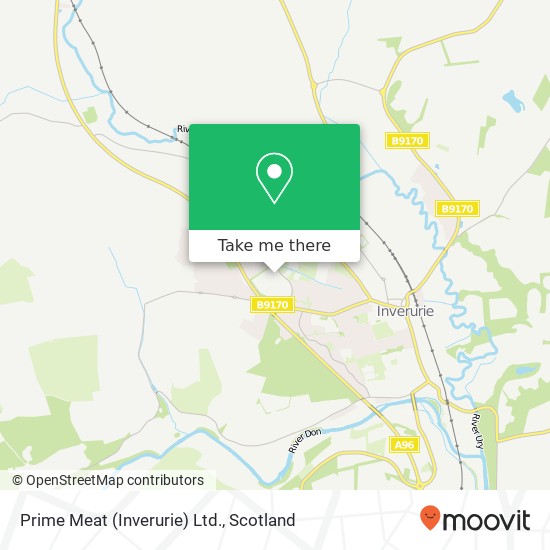 Prime Meat (Inverurie) Ltd. map