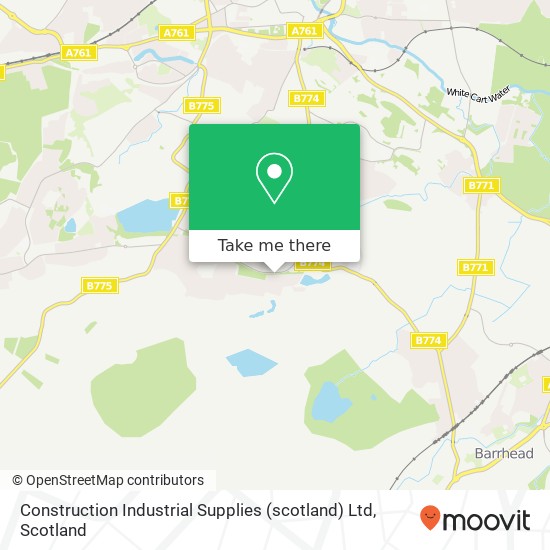 Construction Industrial Supplies (scotland) Ltd map