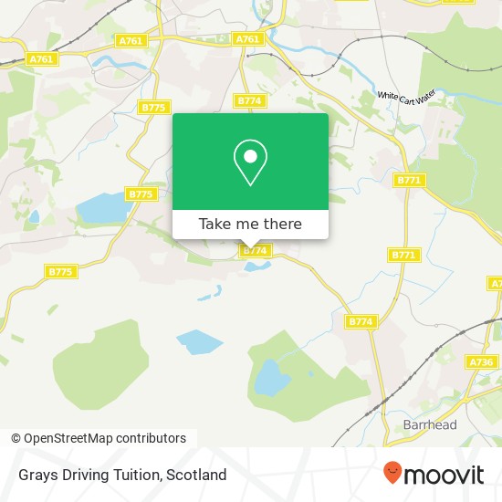 Grays Driving Tuition map