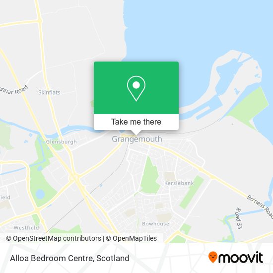 Alloa Bedroom Centre map