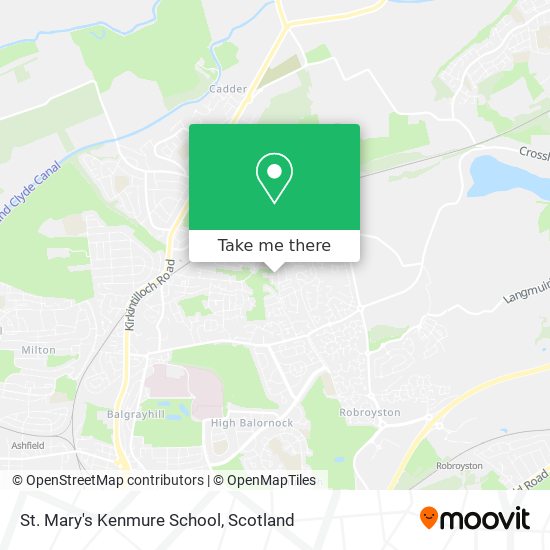 St. Mary's Kenmure School map