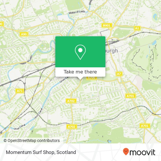 Momentum Surf Shop map