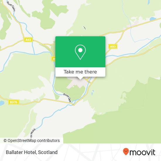 Ballater Hotel map