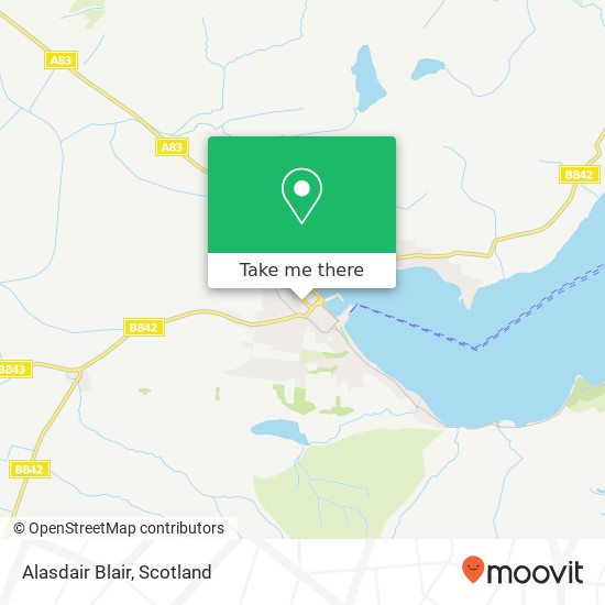 Alasdair Blair map