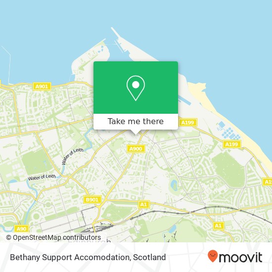 Bethany Support Accomodation map