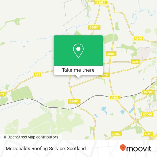 McDonalds Roofing Service map