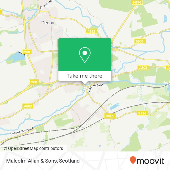 Malcolm Allan & Sons map