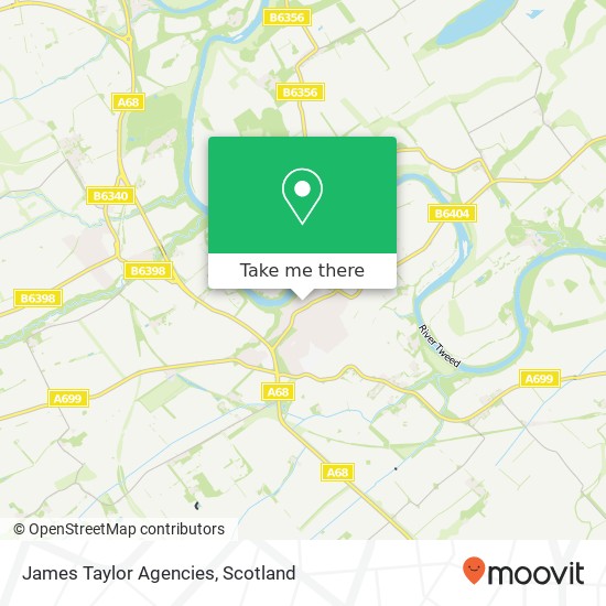 James Taylor Agencies map