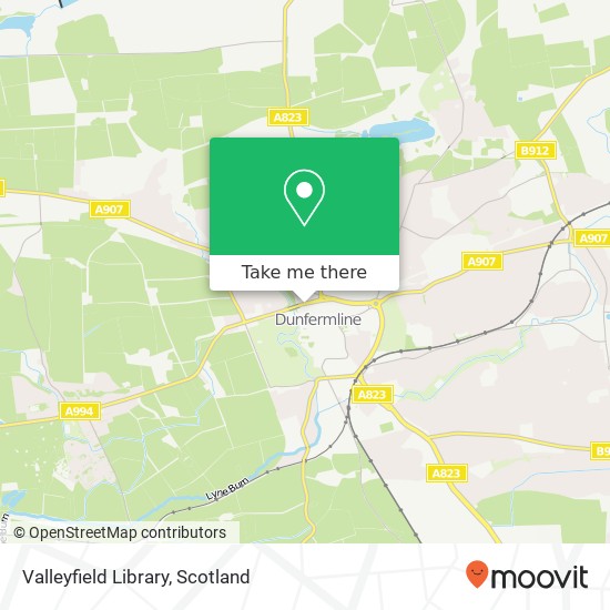 Valleyfield Library map