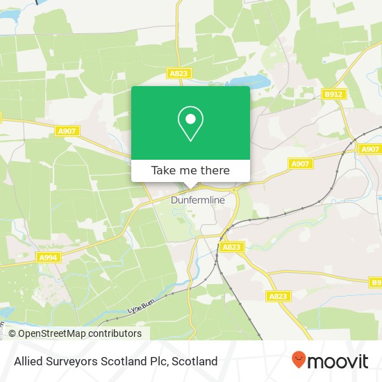 Allied Surveyors Scotland Plc map