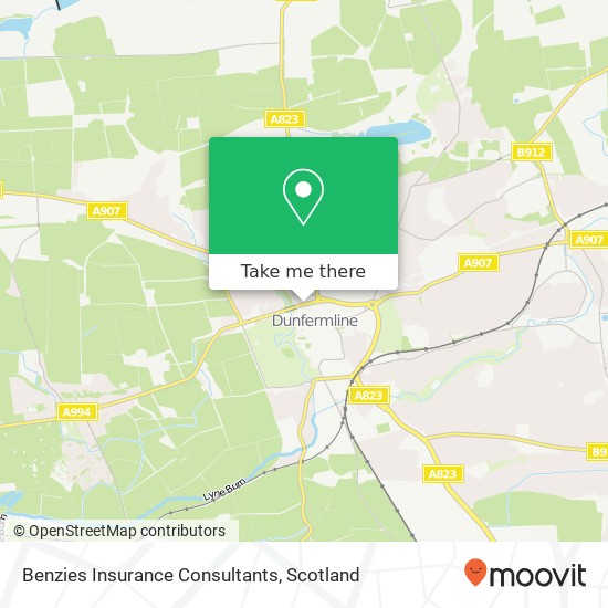 Benzies Insurance Consultants map