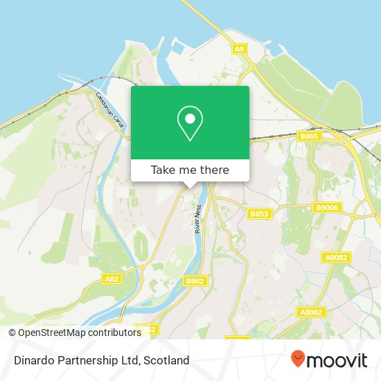 Dinardo Partnership Ltd map