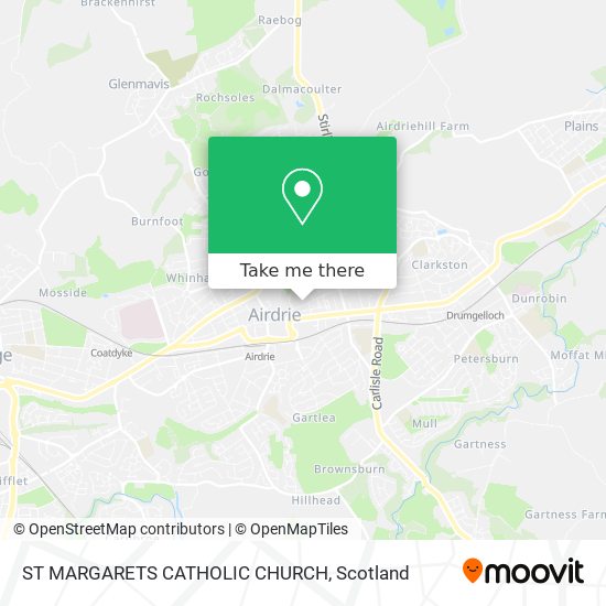 ST MARGARETS CATHOLIC CHURCH map