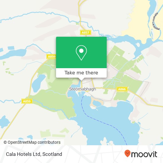 Cala Hotels Ltd map
