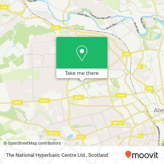 The National Hyperbaric Centre Ltd. map