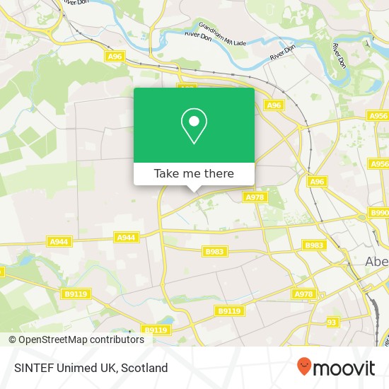 SINTEF Unimed UK map