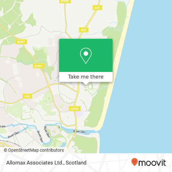 Allomax Associates Ltd. map