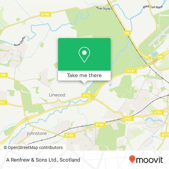 A Renfrew & Sons Ltd. map