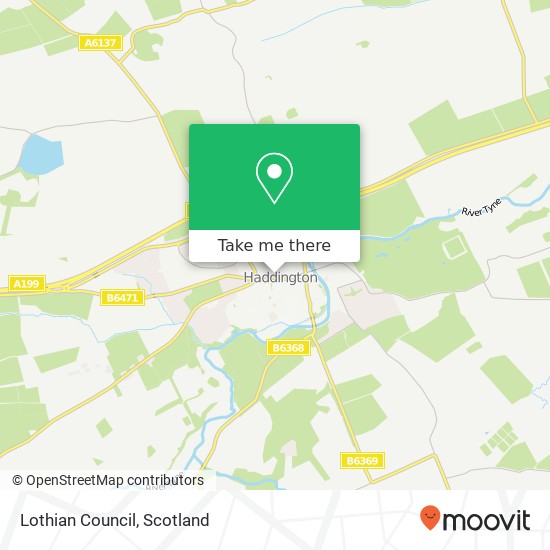 Lothian Council map