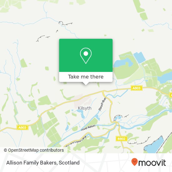 Allison Family Bakers map