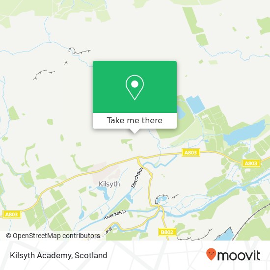 Kilsyth Academy map