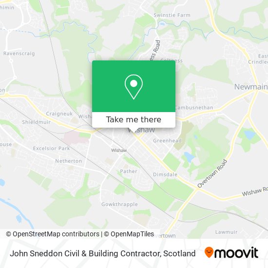 John Sneddon Civil & Building Contractor map