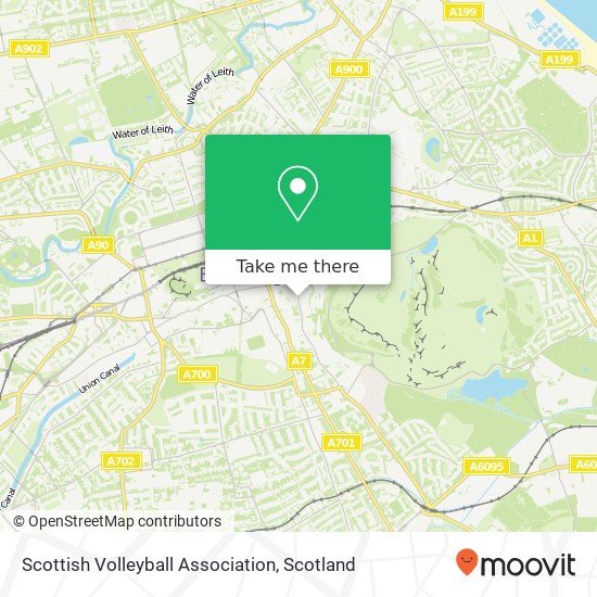 Scottish Volleyball Association map