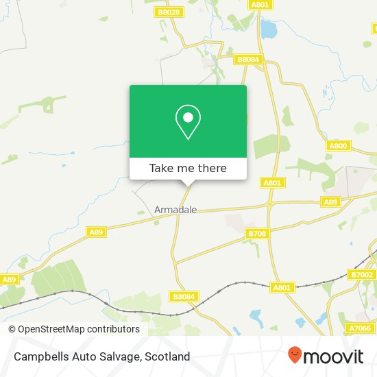 Campbells Auto Salvage map