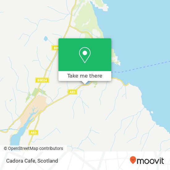Cadora Cafe map